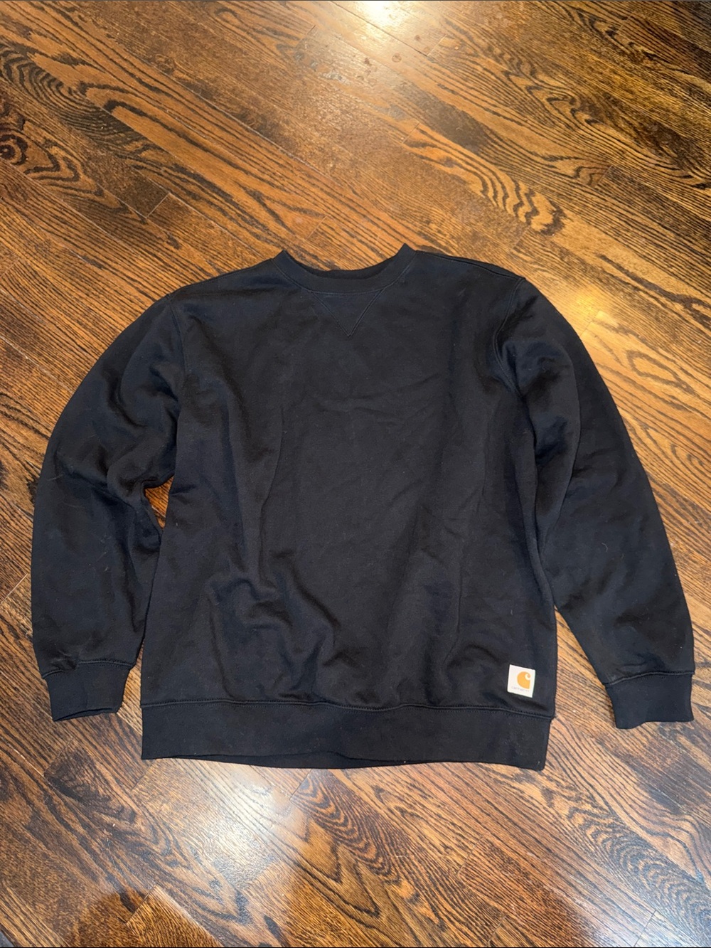 Carhartt Men's Loose Fit Midweight Crewneck Sweatshirt Black Size L